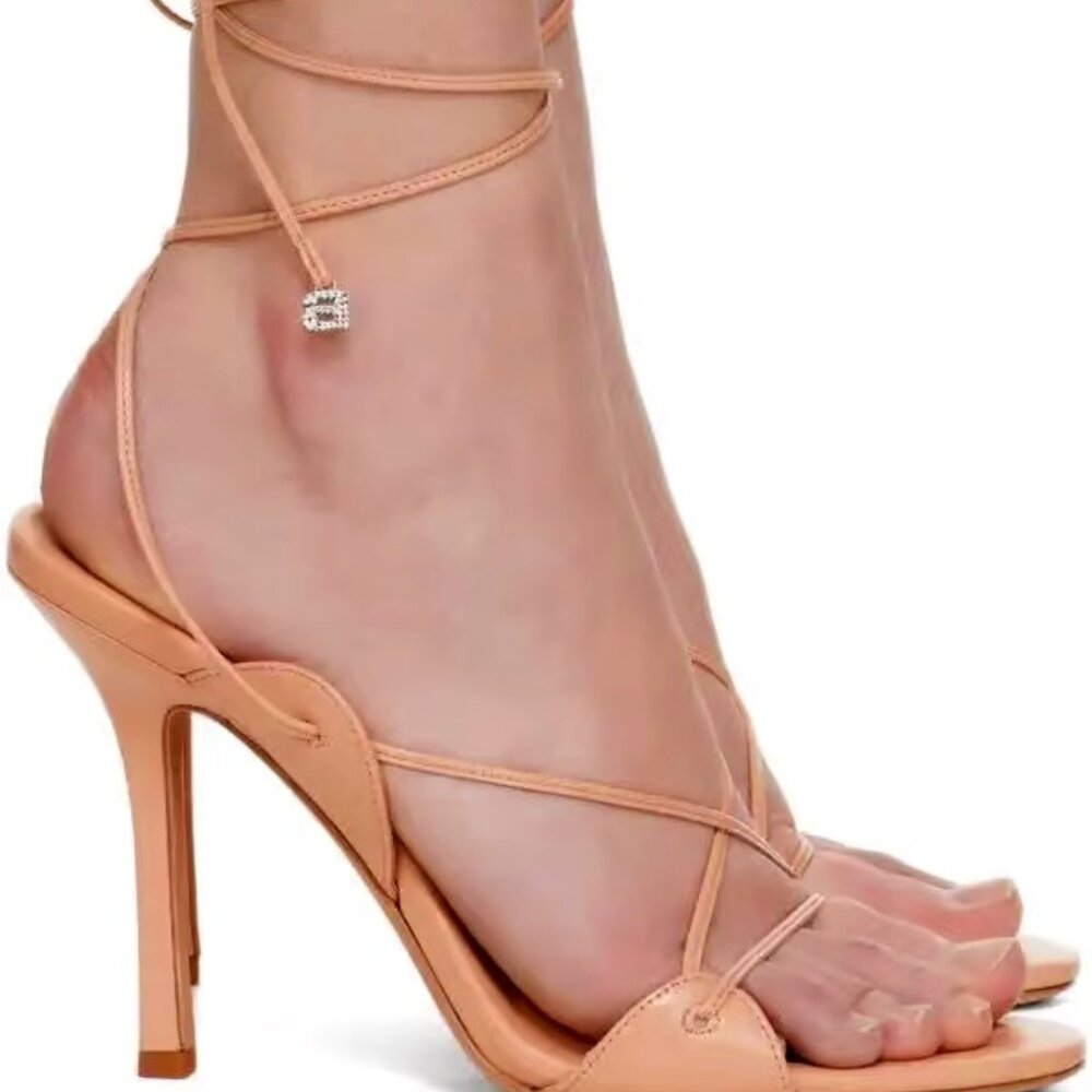 Alexander Wang Beige Dahlia 105 Heeled Sandals